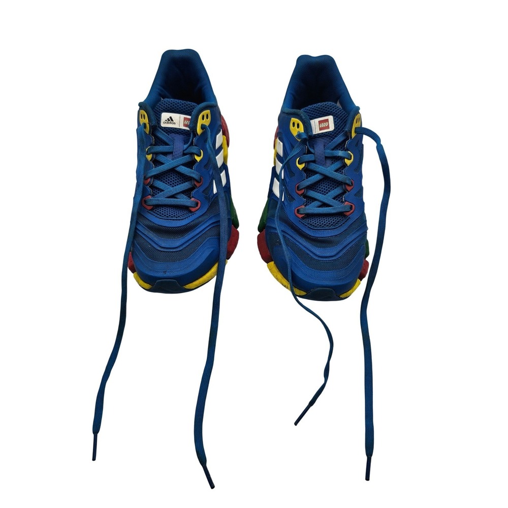 Adidas Kids LEGO Sport Sneaker Size 5 Blue Red Yellow Synthetic